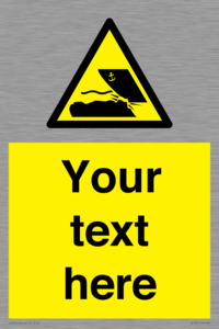 Custom Warning submerged objects in watercraft areas